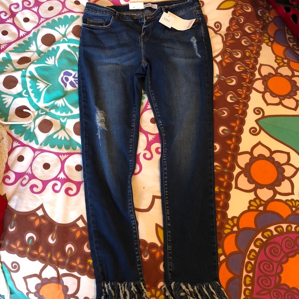 Fringe Zara jeans